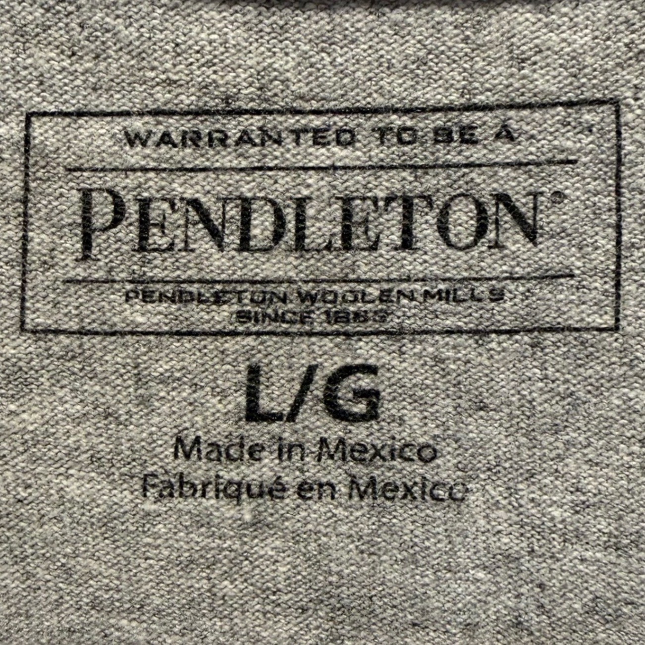 Pendleton Rogue Ales Pilsner Graphic T-Shirt Mens Large Gray Short Sleeve PNW