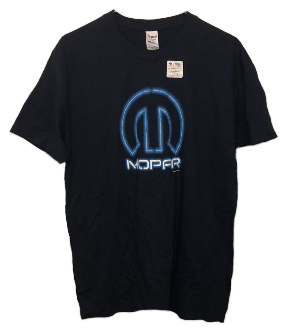 MOPAR Official Licensed T-shirt Blue Mens Large 2015 Design David Carey Inc NWT