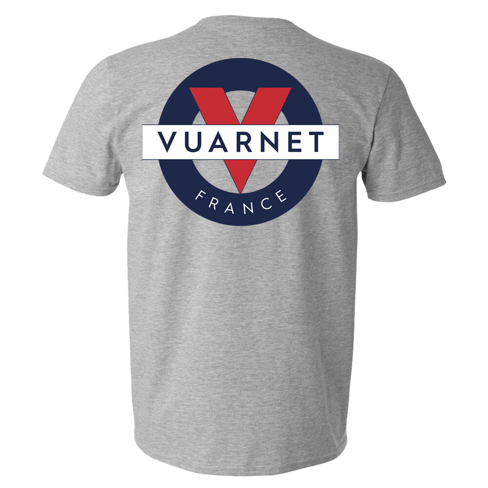 Vuarnet France Men’s Grey T-Shirt Size S to 5XL