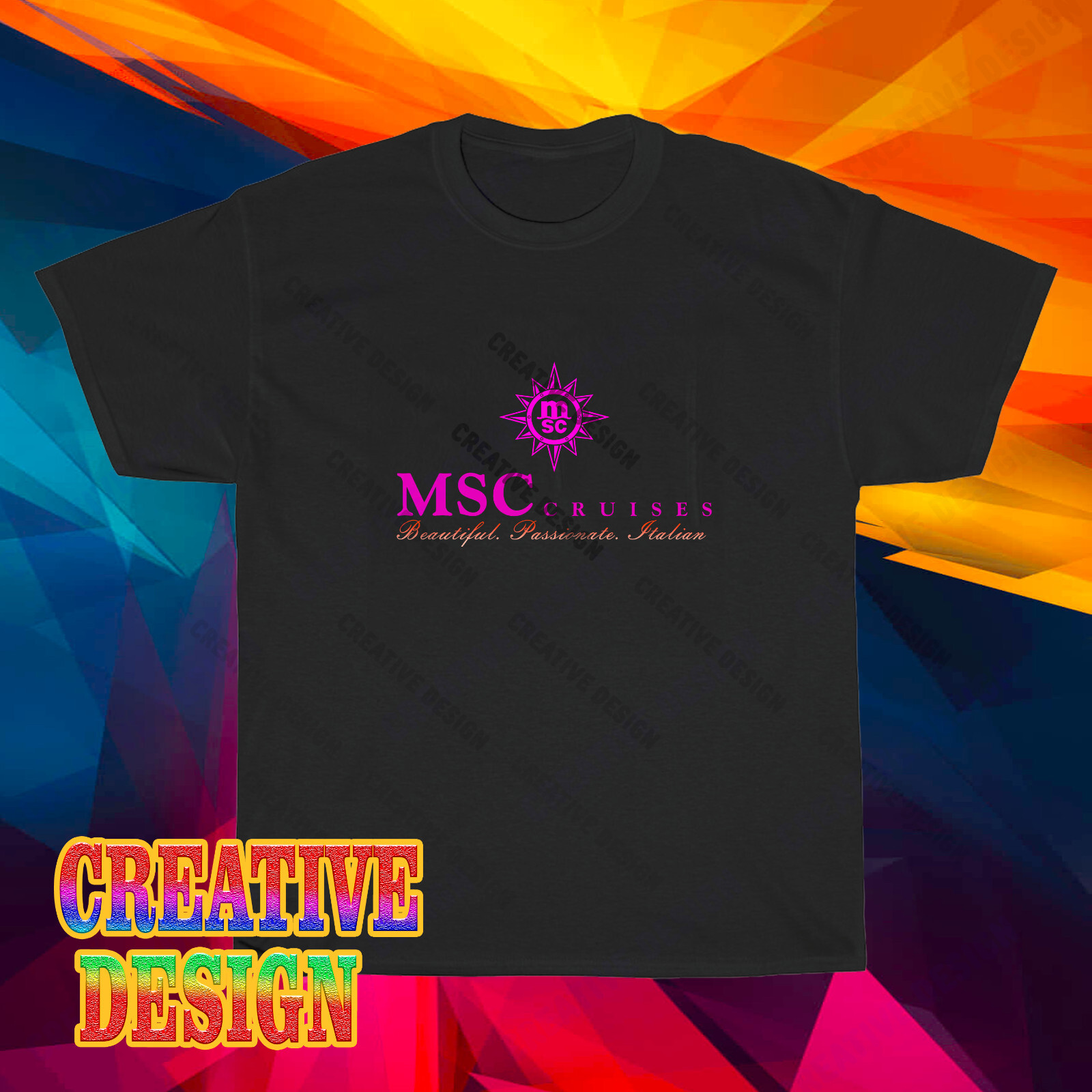 MSC Cruises Logo T-Shirt Funny Size S to 5XL Hoodie & T-Shirt