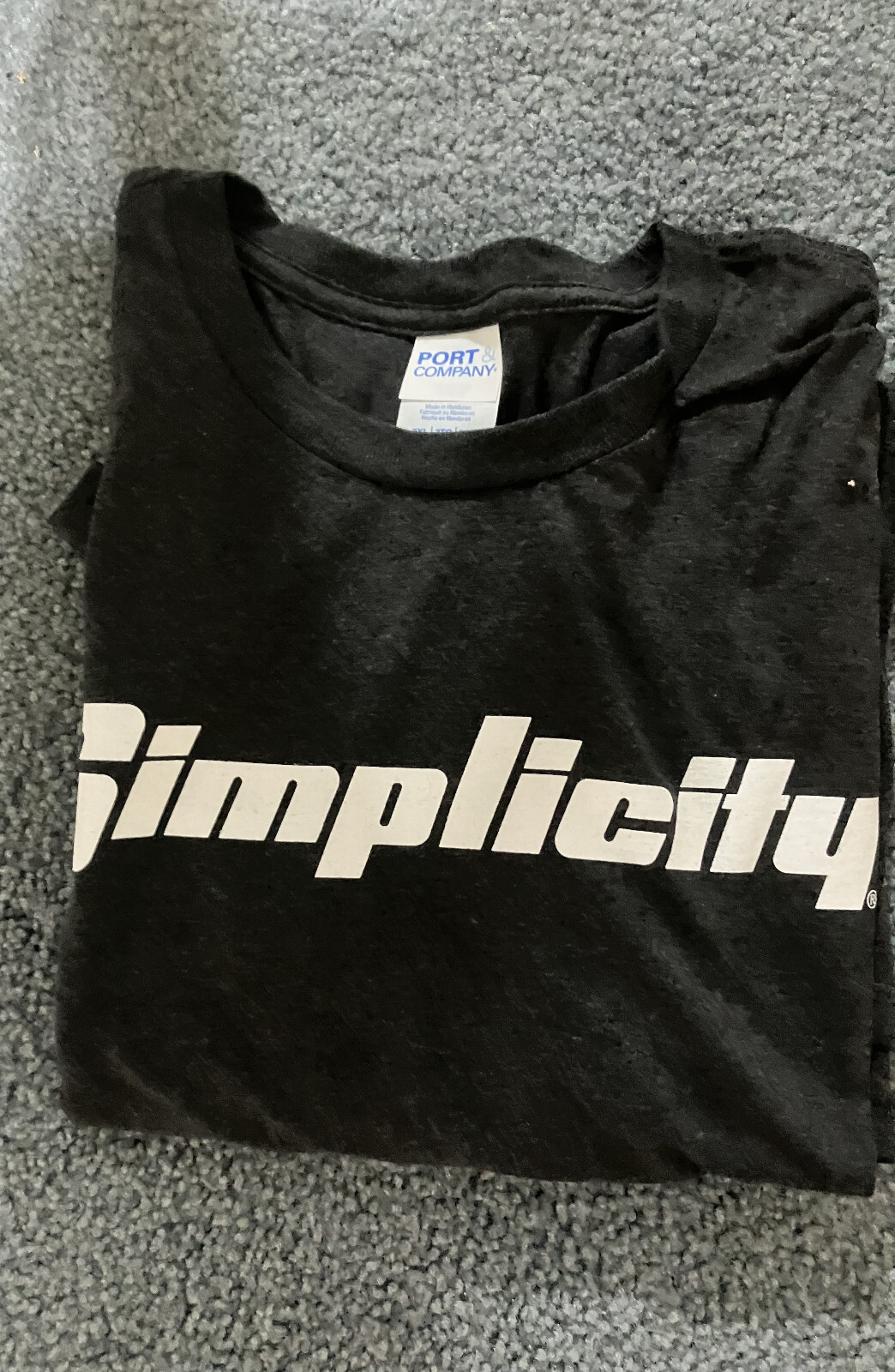 Simplicity Mower- Black TShirt Size: XXLarge-New-Free Shipping