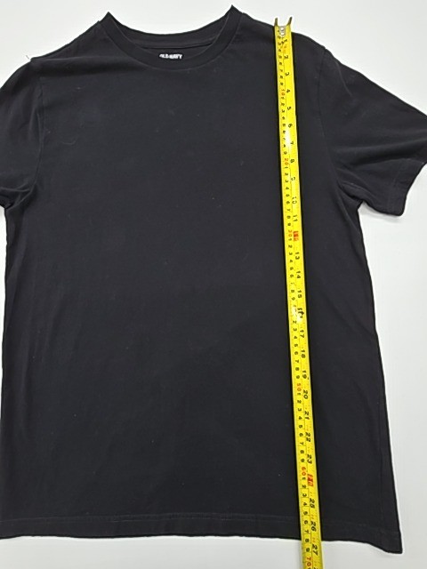 Old Navy Men’s T-Shirt Black Basic Size M Soft Washed Regular Crew Neck