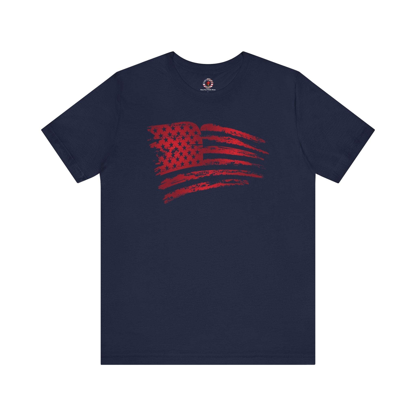 Red American Flag T-Shirt