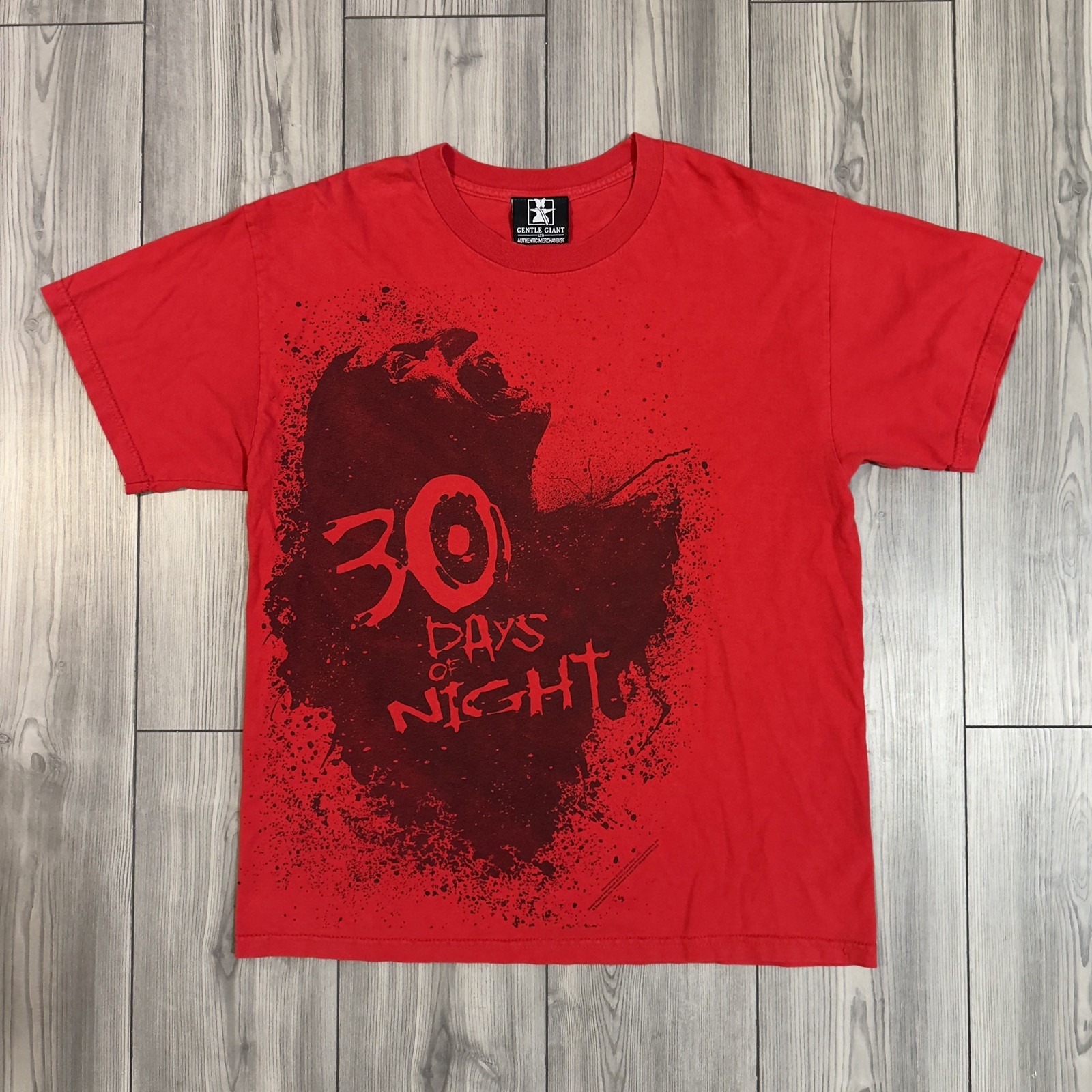 Vintage Horror 30 Days Of Night 2007 Movie Promo Graphic Tee LARGE