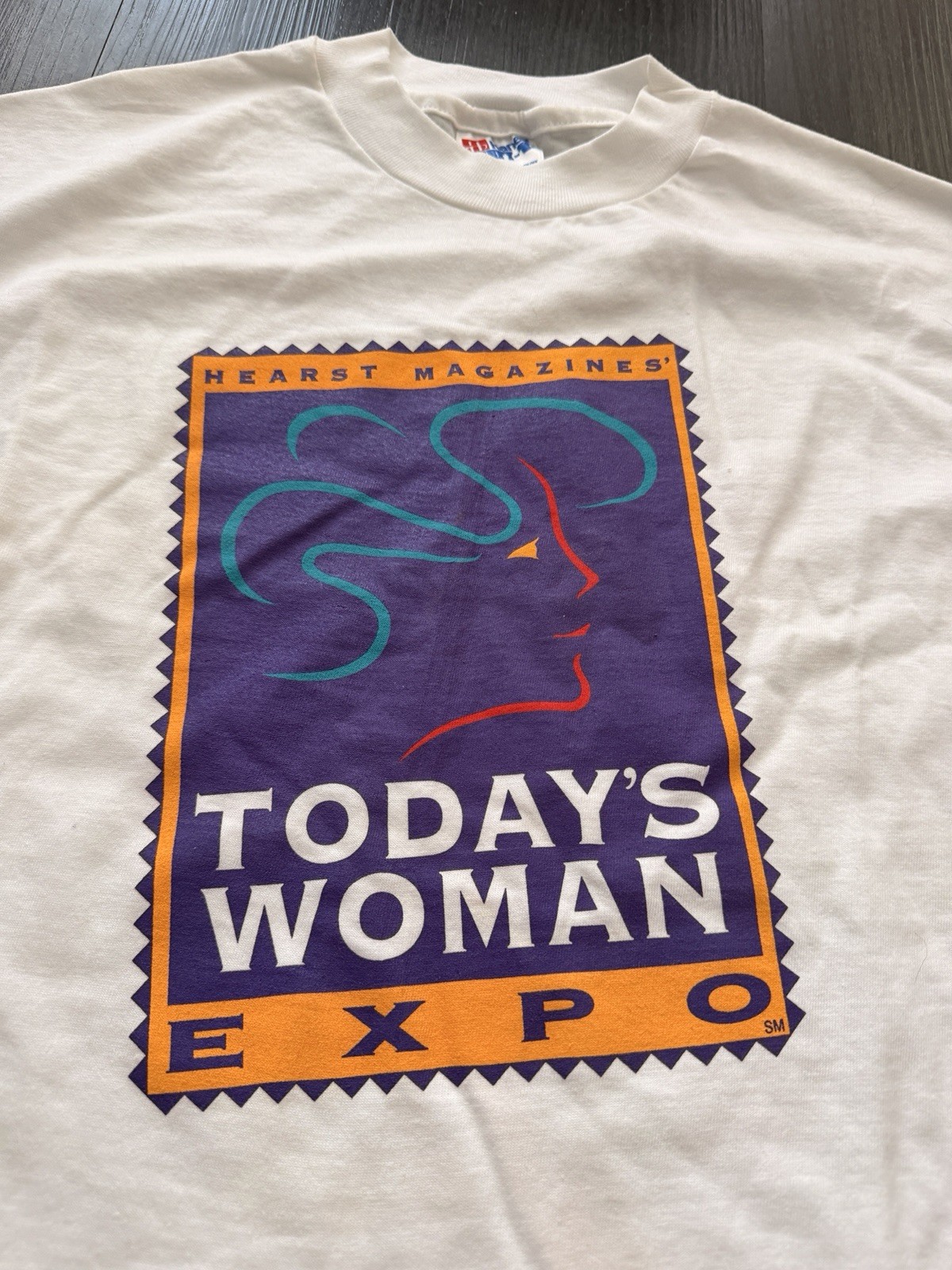 Vintage 90s Hanes Beefy Single Stitch Hearst Today’s Woman Expo Shirt L