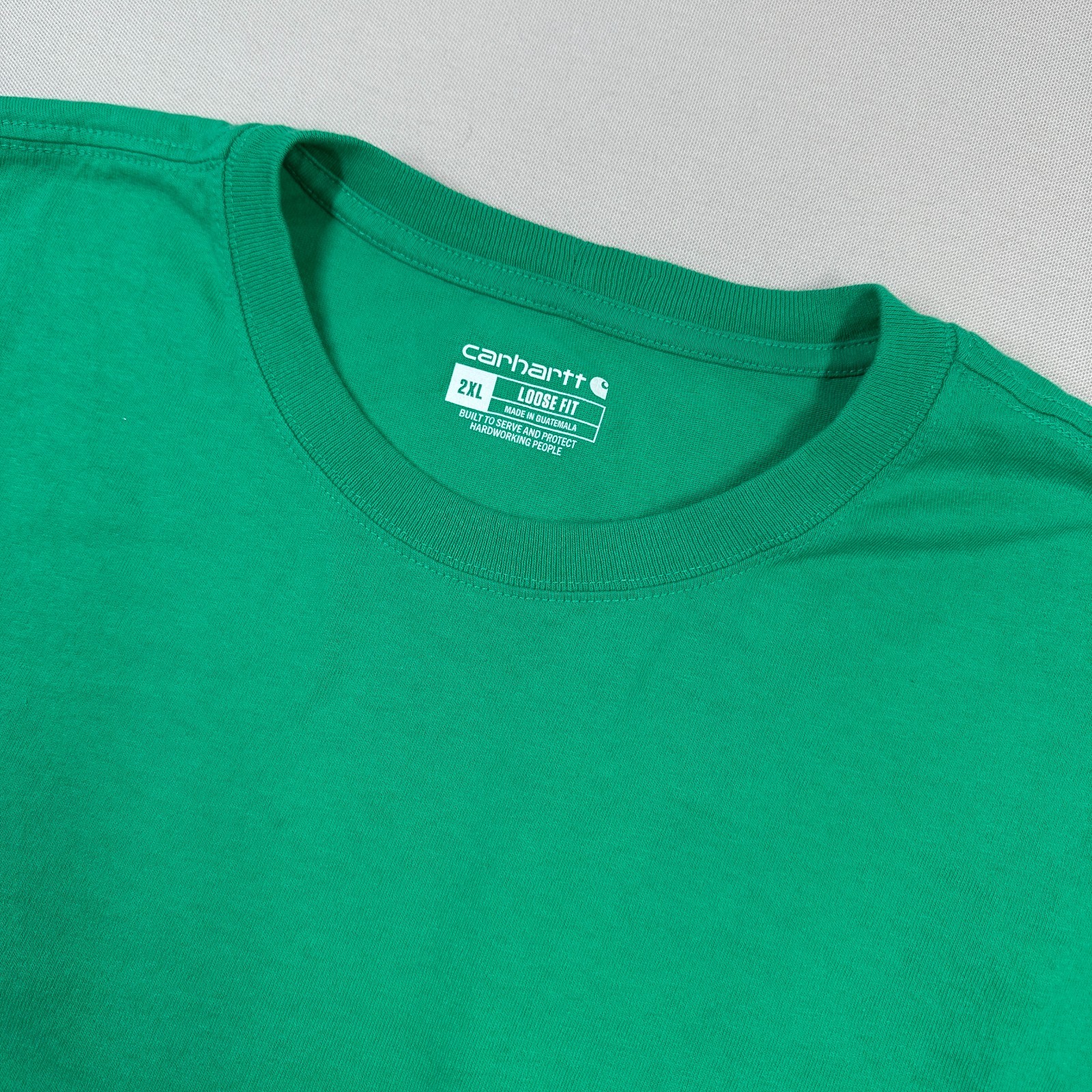 Carhartt Loose Fit Heavyweight Long Sleeve Green TK0231-M – Size 2XL