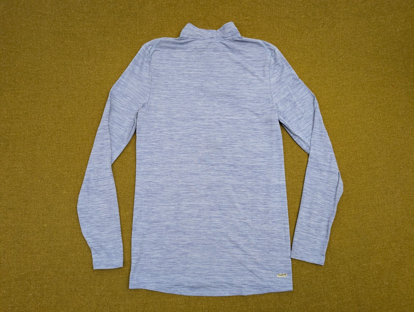 Spyder Active Athletic Shirt Sz Small Quarter Zip Pullover Blue Athleisure 1210