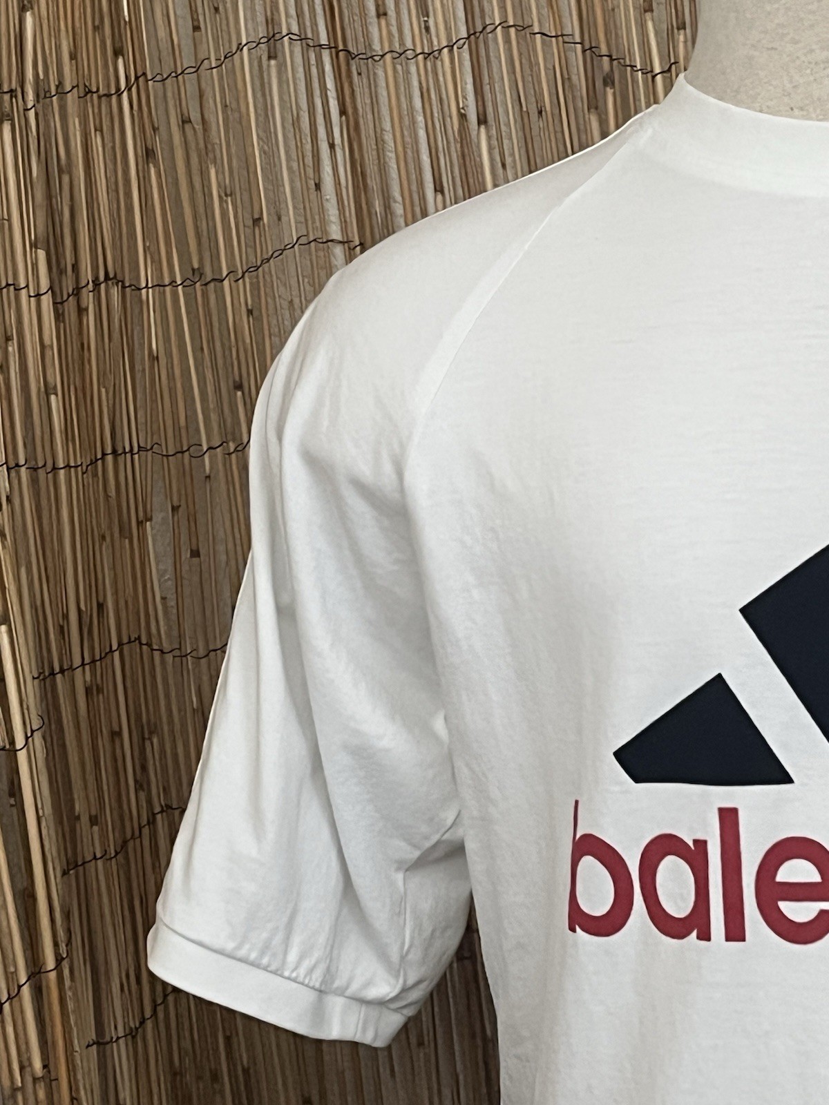 Adidas Balenciaga Men’s Tee-Size Small-Cotton Poly Blended Knit
