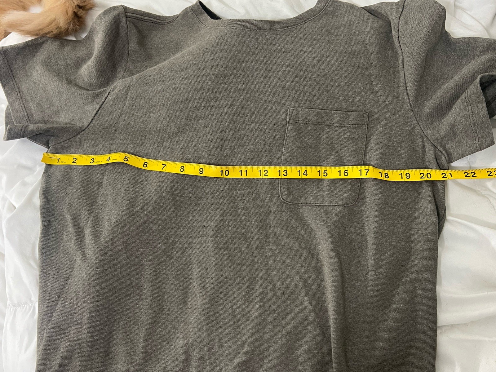 Taylor Stitch Men’s Short Sleeve Cotton Blend Gray T Shirt Size 42