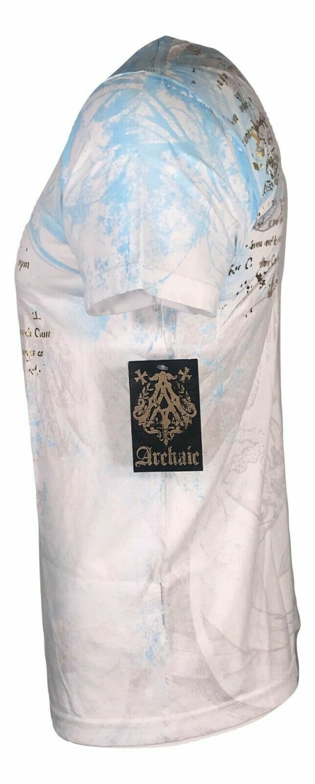 ARCHAIC by AFFLICTION Men’s T-Shirt CASCO Eagle White Tattoo Biker S-4XL $40 NW