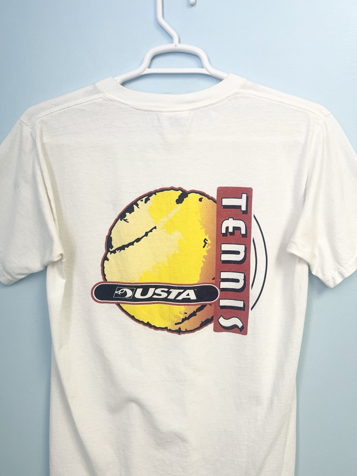 Vintage 90s USTA Midwest Section Wisconsin District Tennis T Shirt Medium