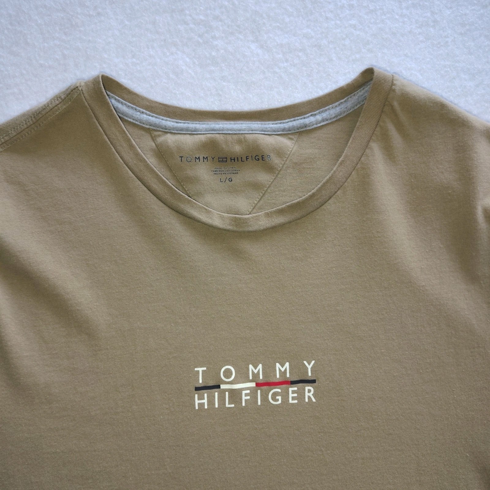 Tommy Hilfiger T-Shirt Women’s Large Beige