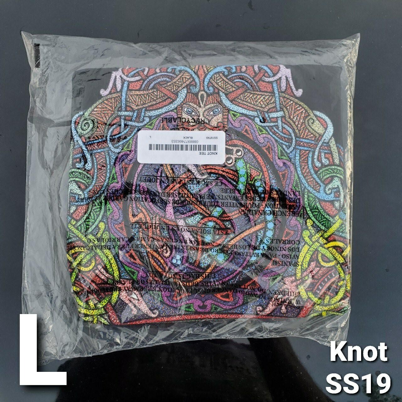 Supreme Knot Tee in Black SS19 Deadstock/ celtic insignia artwork logo