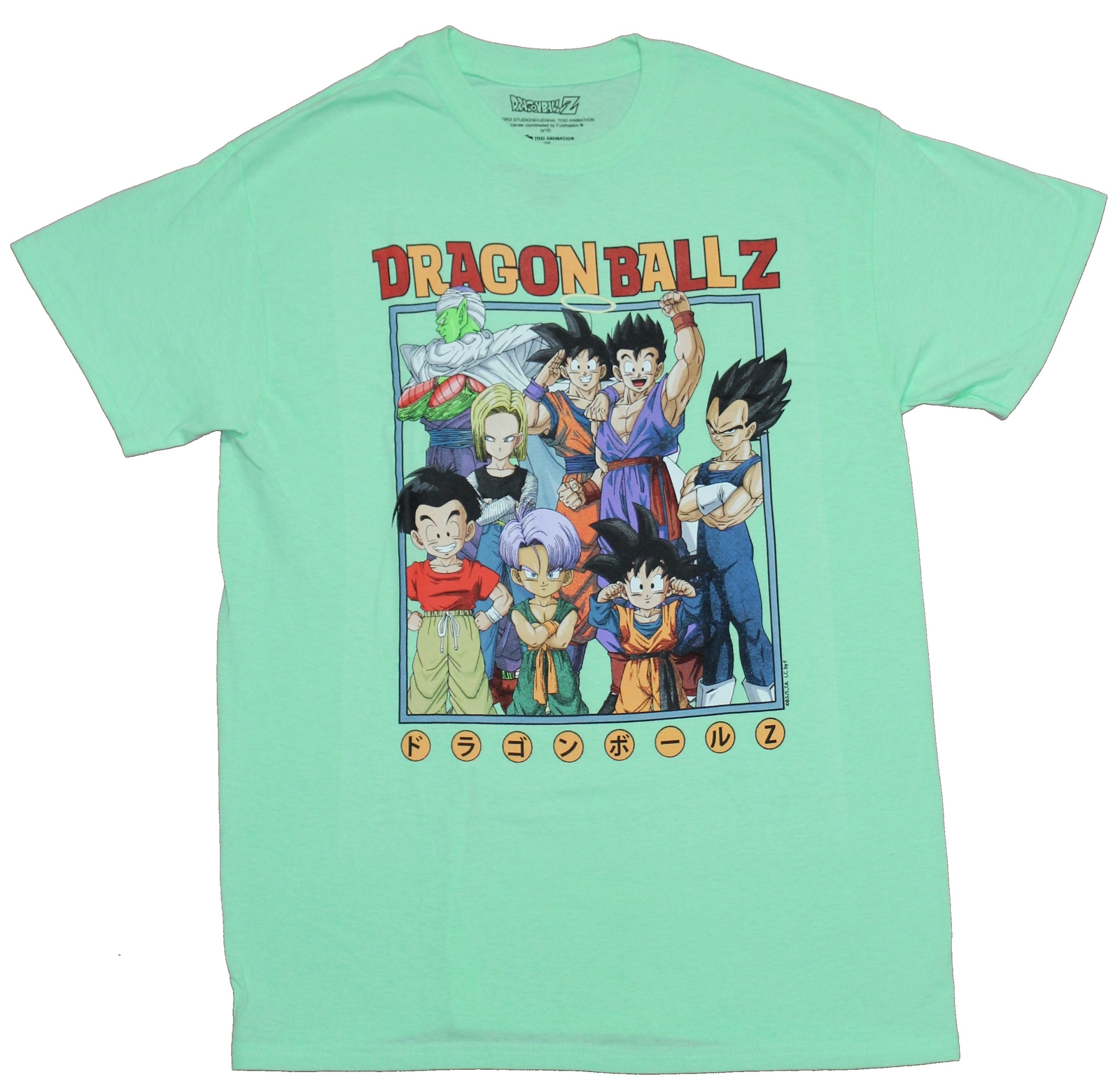 Dragon Ball Z Adult New T-Shirt – Giant Early Art Super Group Box Pic