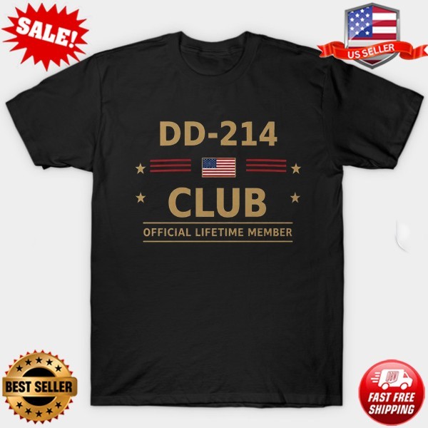 DD-214 Club Shirt, Veteran T-Shirt, Military Retirement Gift T-Shirt S-5XL