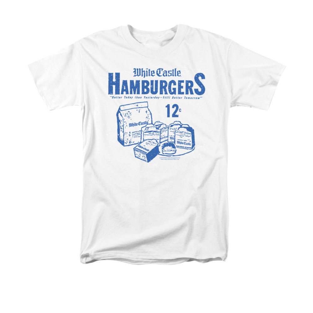 WHITE CASTLE 12 CENTS Licensed Adult Men’s Graphic Tee Shirt SM-5XL