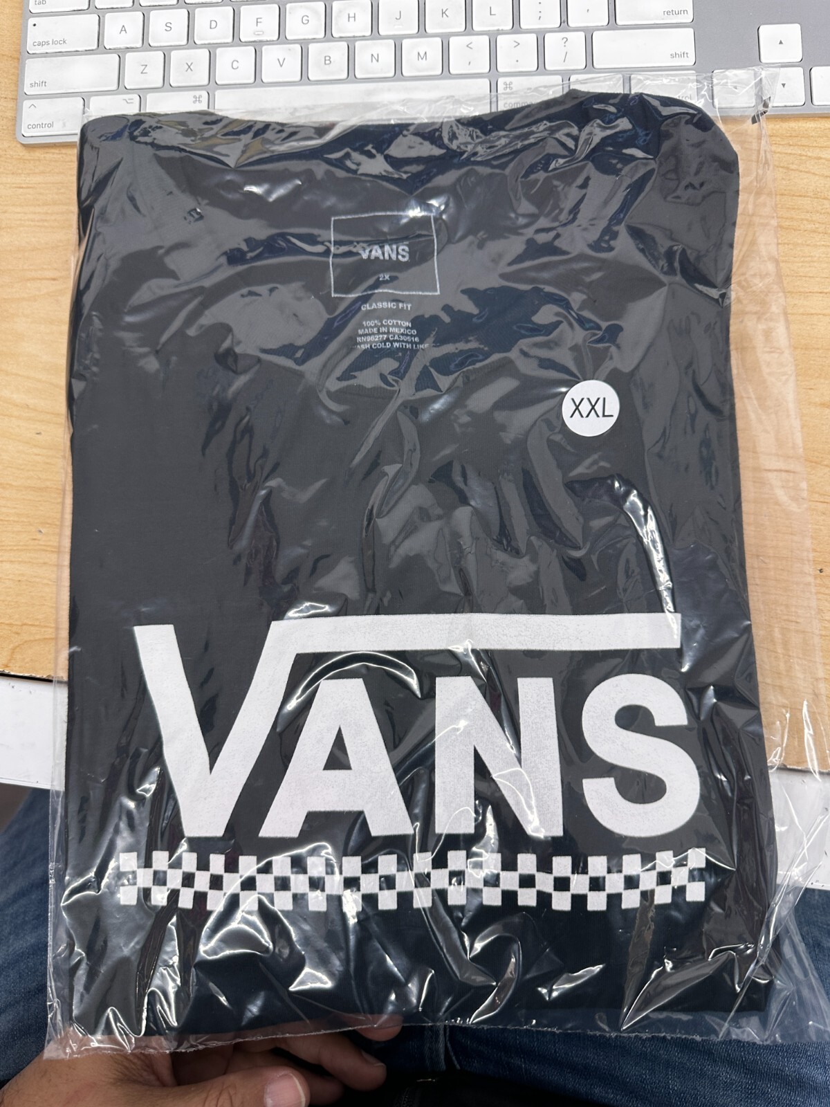 VANS MENS BMX TRACK MENS T SHIRT BLACK NEW