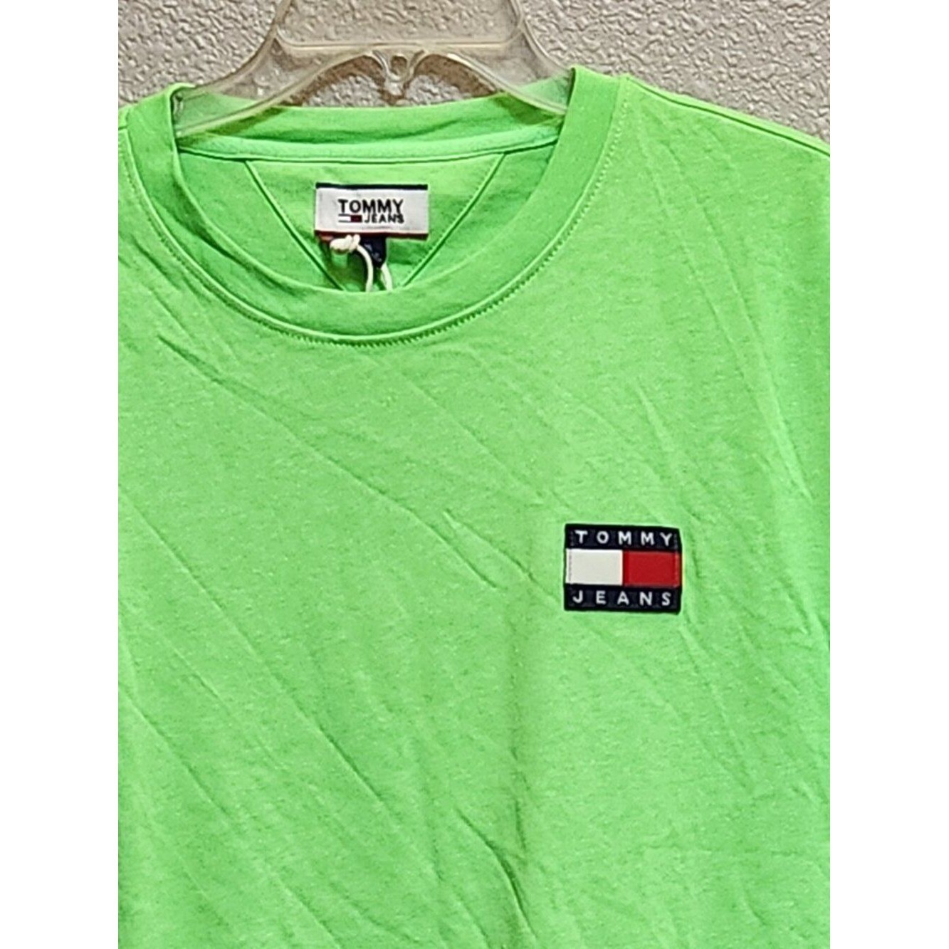 TOMMY HILFIGER Men’s Short Sleeve T-Shirt Green – XL – NEW NWT