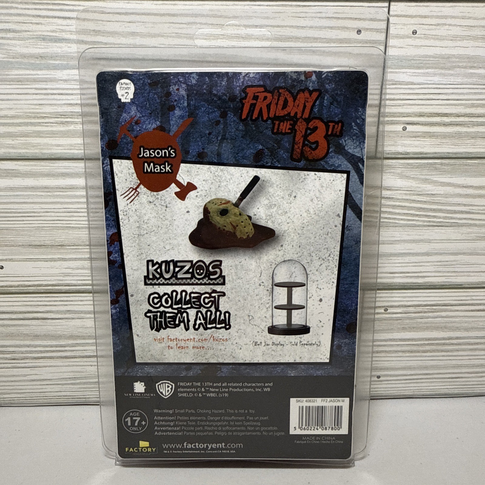 JASON VOORHEES Friday The 13th Mens Size Large T-SHIRT & Kuzos Jason Mask, NWT🔥
