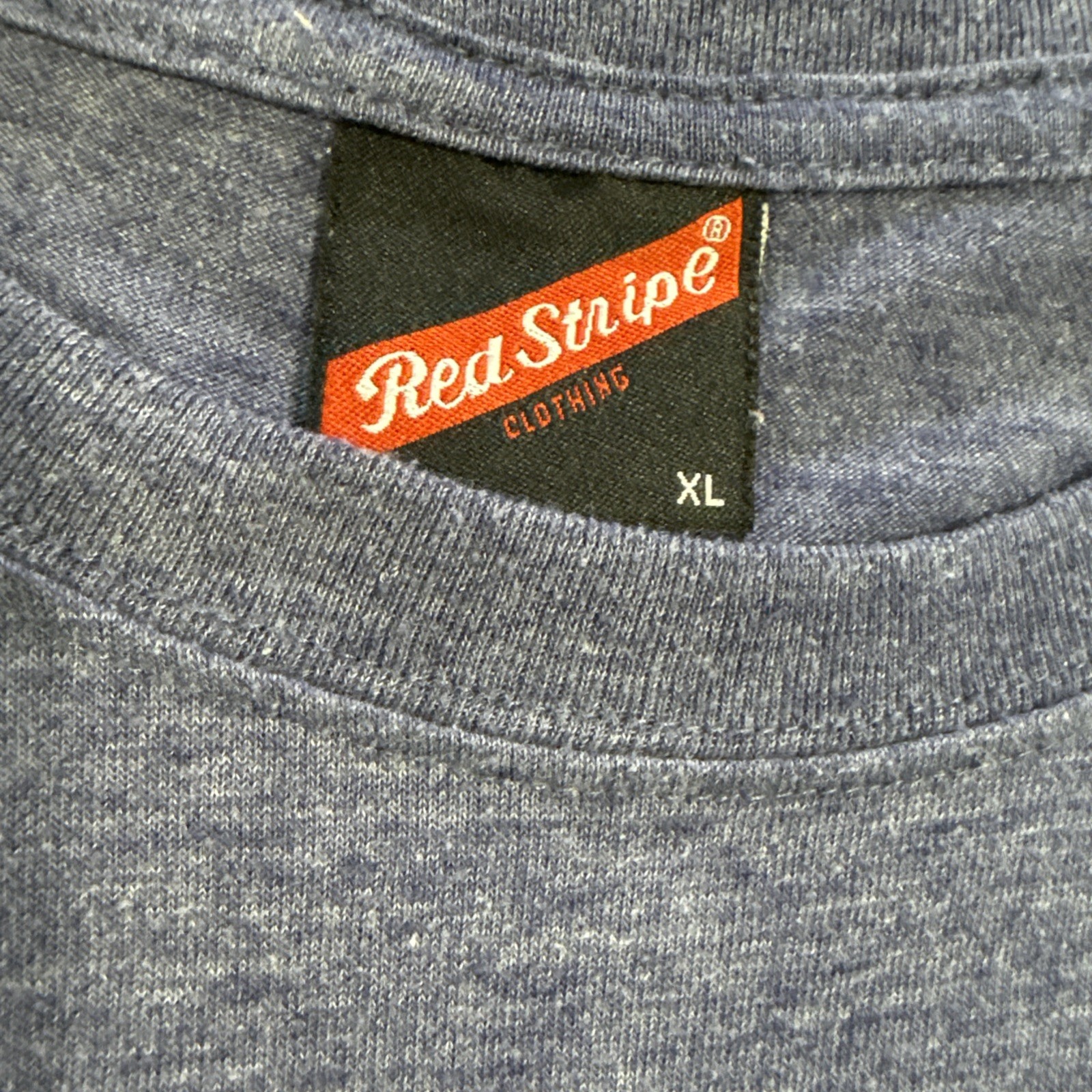 Red Stripe Shirt Cool Since 1928 Men’s Heather Blue Tee Size XL