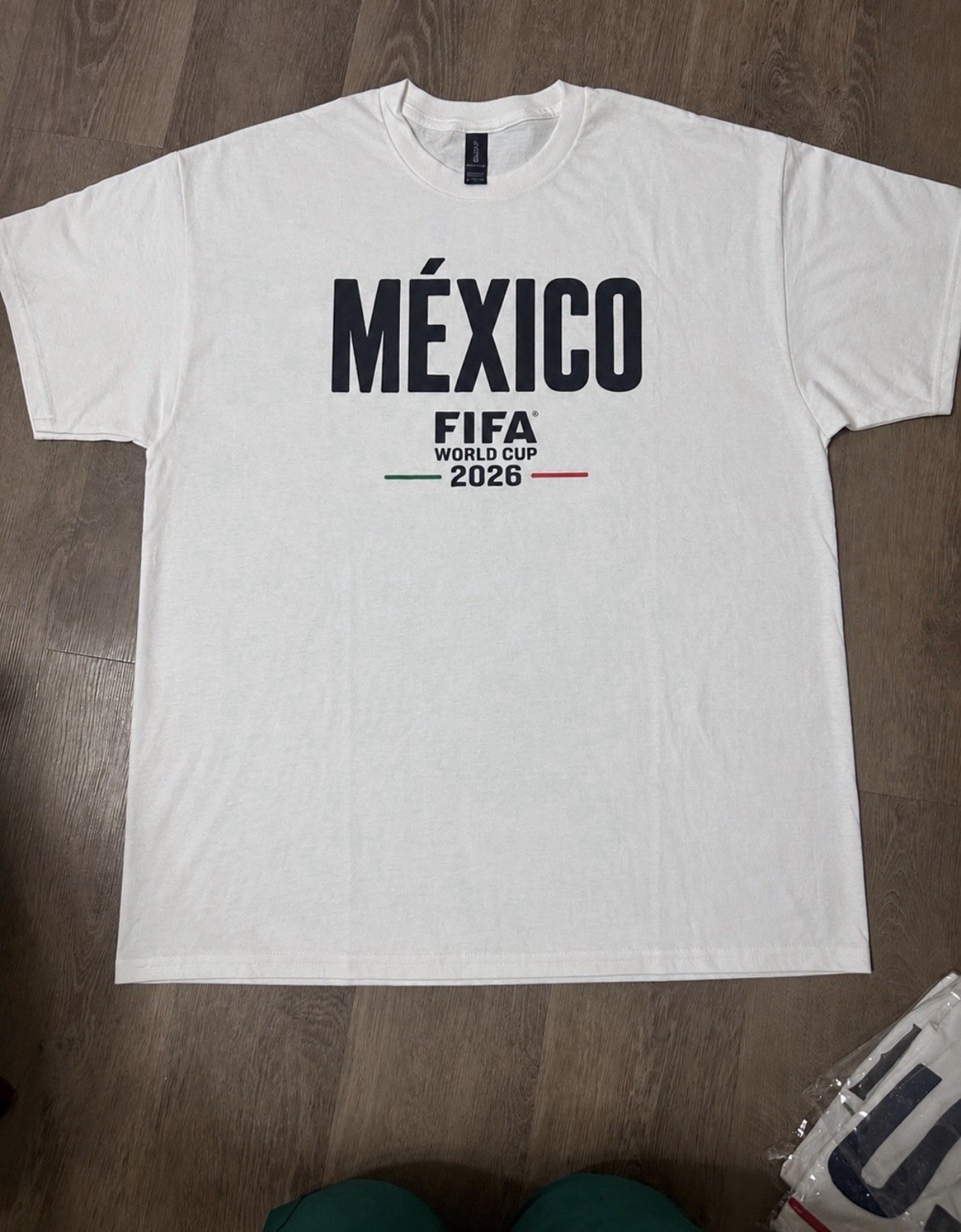 Gildan Mexico FIFA World Cup 2026 Graphic T-Shirt White Men’s XL Crew Neck