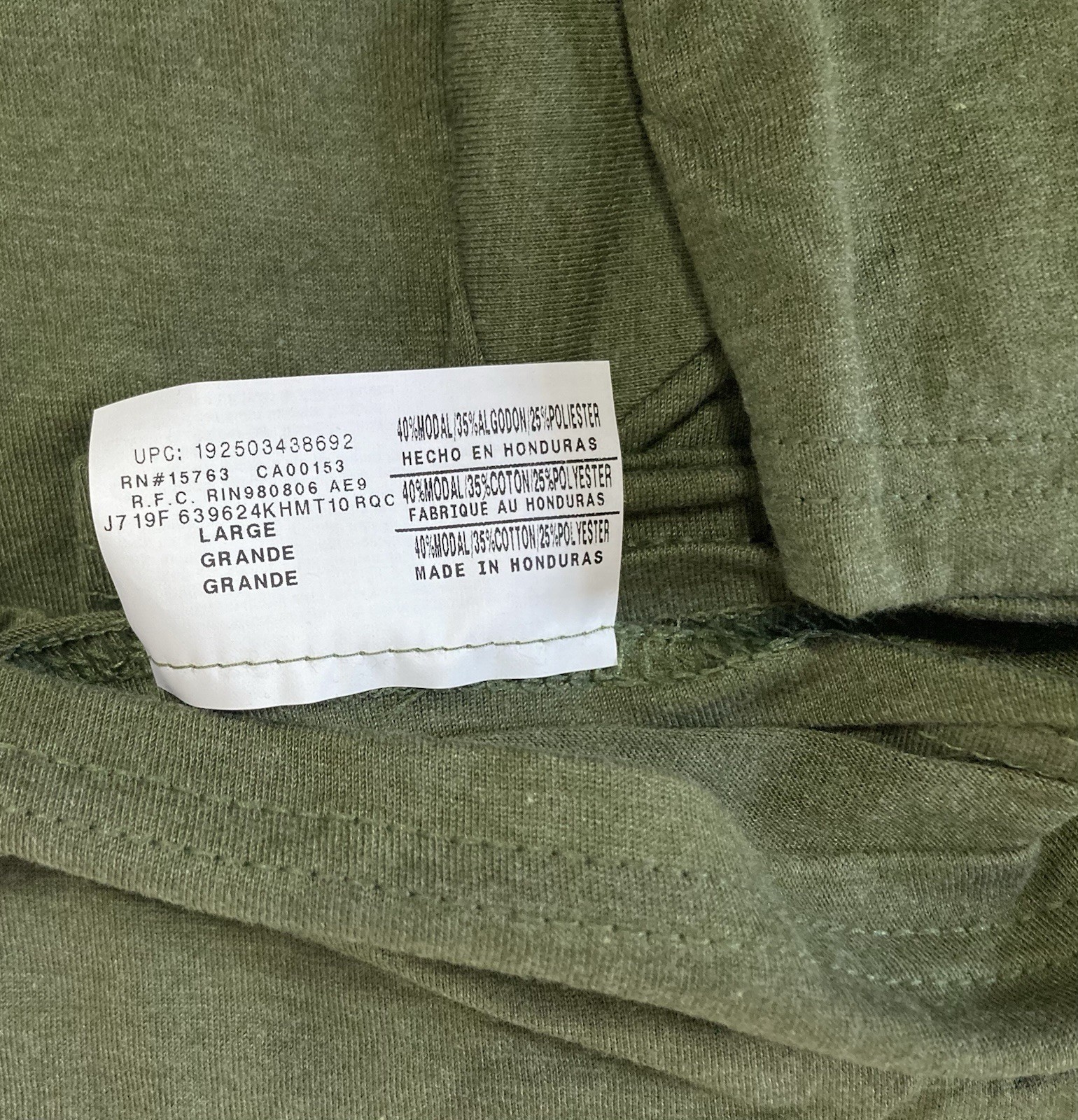 Lot Of 2 Hanes Mens Ultimate X-Temp T-Shirt Size L Crew Neck Short Sleeve Green