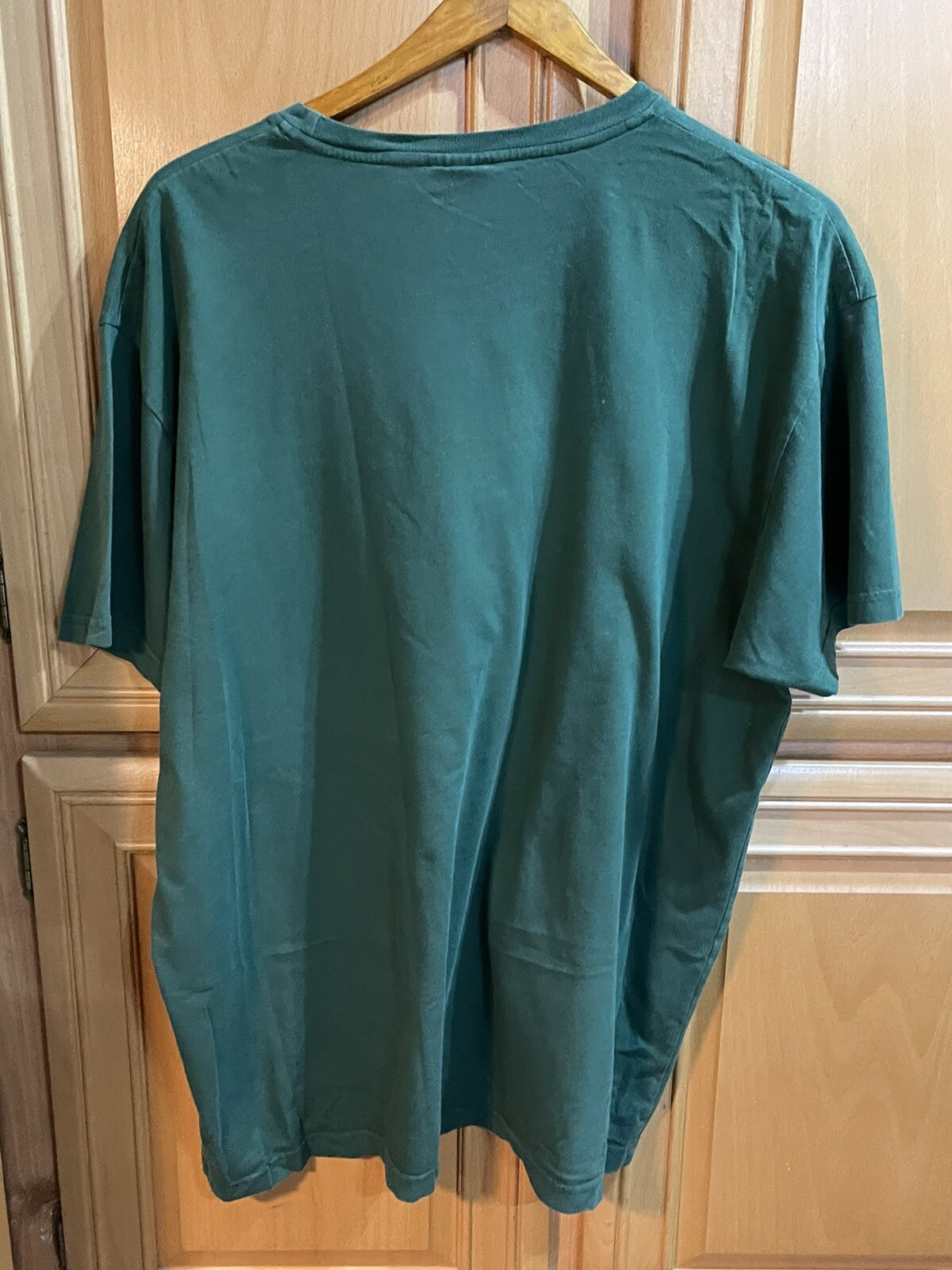 Polo Ralph Lauren Shirt Men’s Large Green Short Sleeve Pullover D33 Varsity