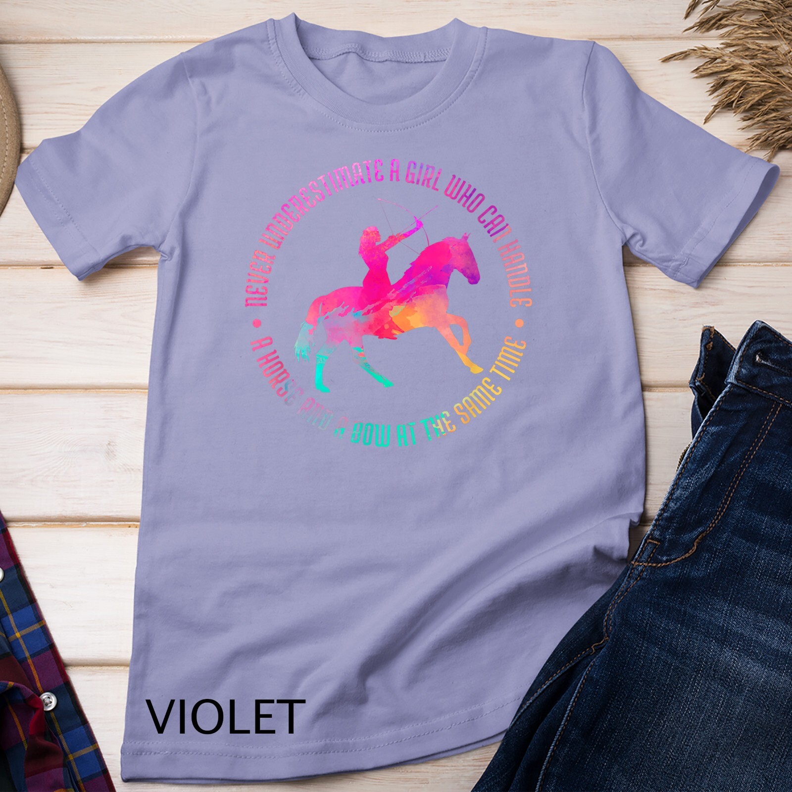A Girl Who Can Handle A Horse And A Bow – Mounted Archery Unisex T-shirt