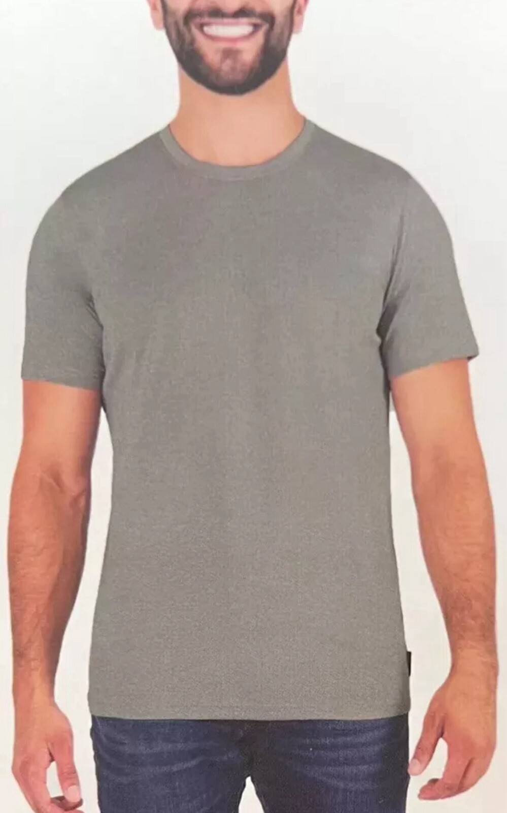 LOT OF 2 Gerry Men’s Light Weight Cool Knit Tees Gray | NWT Size S