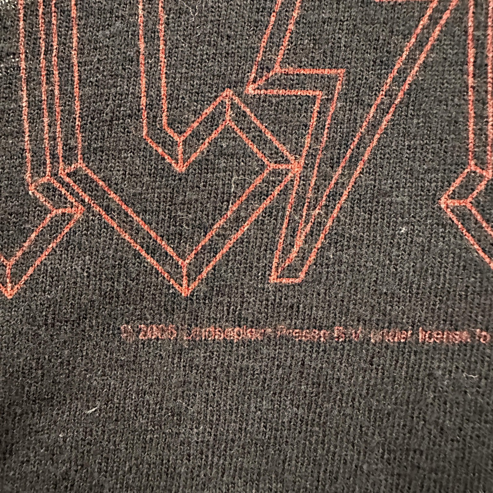 Vtg Liquid Blue AC/DC Shirt Mens M Black Band Photo Graphic Rock Music Tee 2005