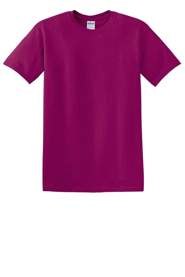 6 Pack Gildan 5000 Men’s T-Shirt Heavy Cotton Short Sleeve Plain Blank Tee S-3XL