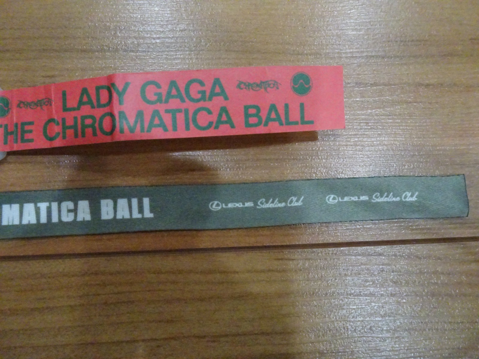 Lady Gaga Chromatica Ball Electronic Wristband and ribbon 2022