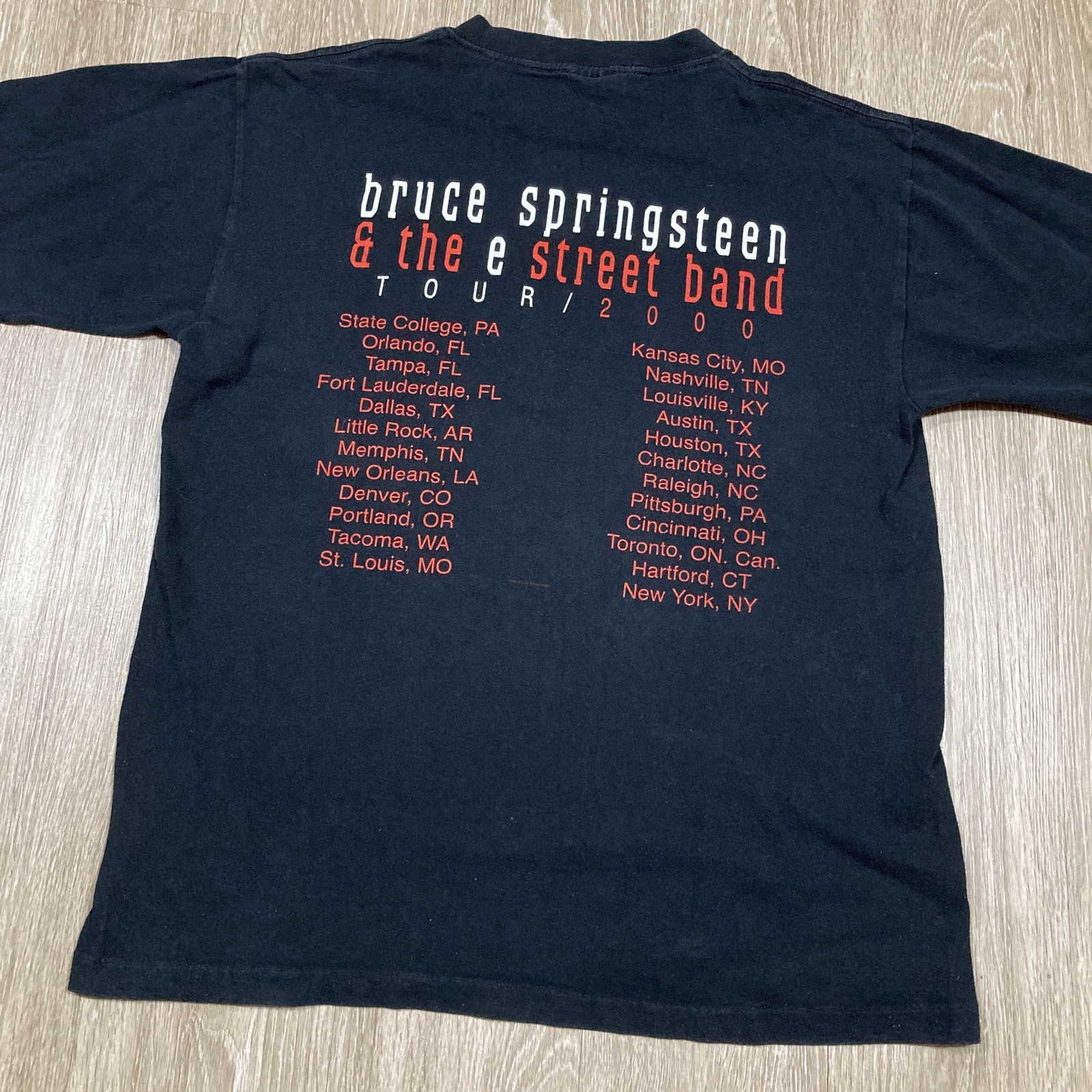 Bruce Springsteen Shirt L 00s Y2k E Street Band Concert Tour Album Tee