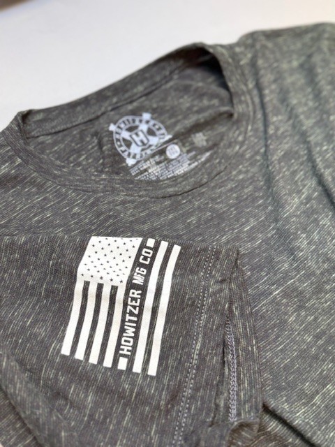 Howitzer MFG Camo T Shirt 2XL Patriotism Skull This Flag Will Defend XXL Patriot