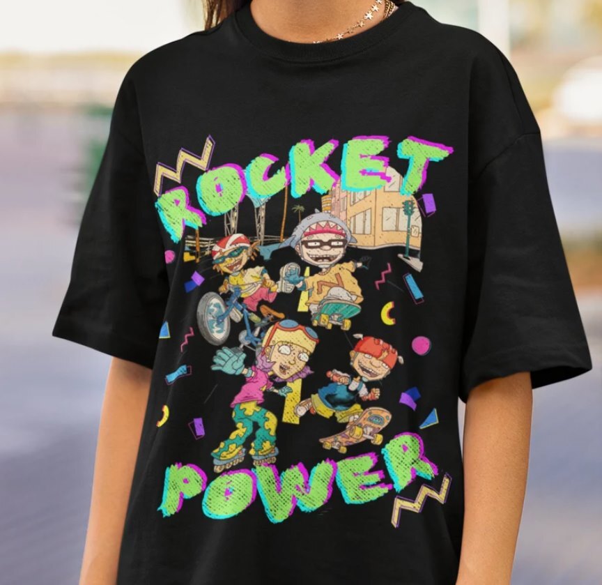 Rocket Power vintage 90’s retro y2k tee -100% Cotton Unisex tee