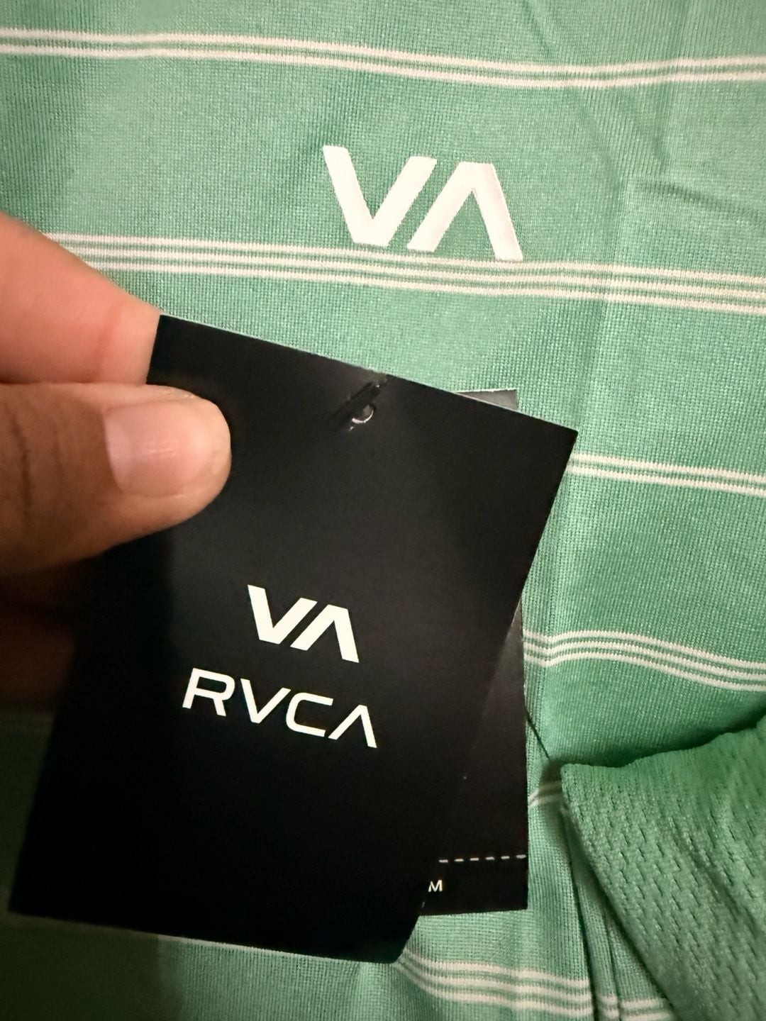 RVCA Sweep Stripe Crew SS Sport Vent T-Shirt