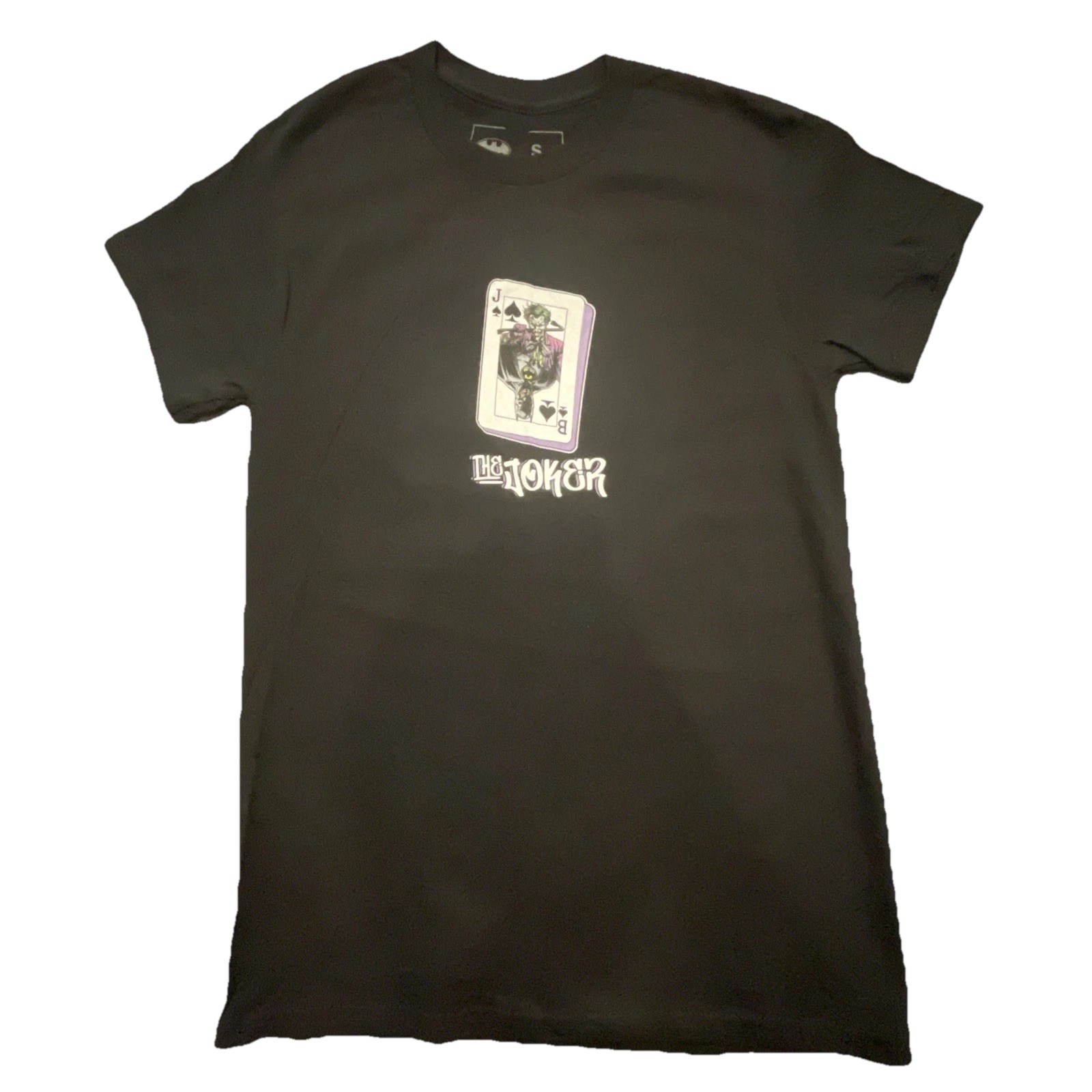 CVLA x Batman The Joker Black Shirt Men’s Small Laughing Graphic NWOT