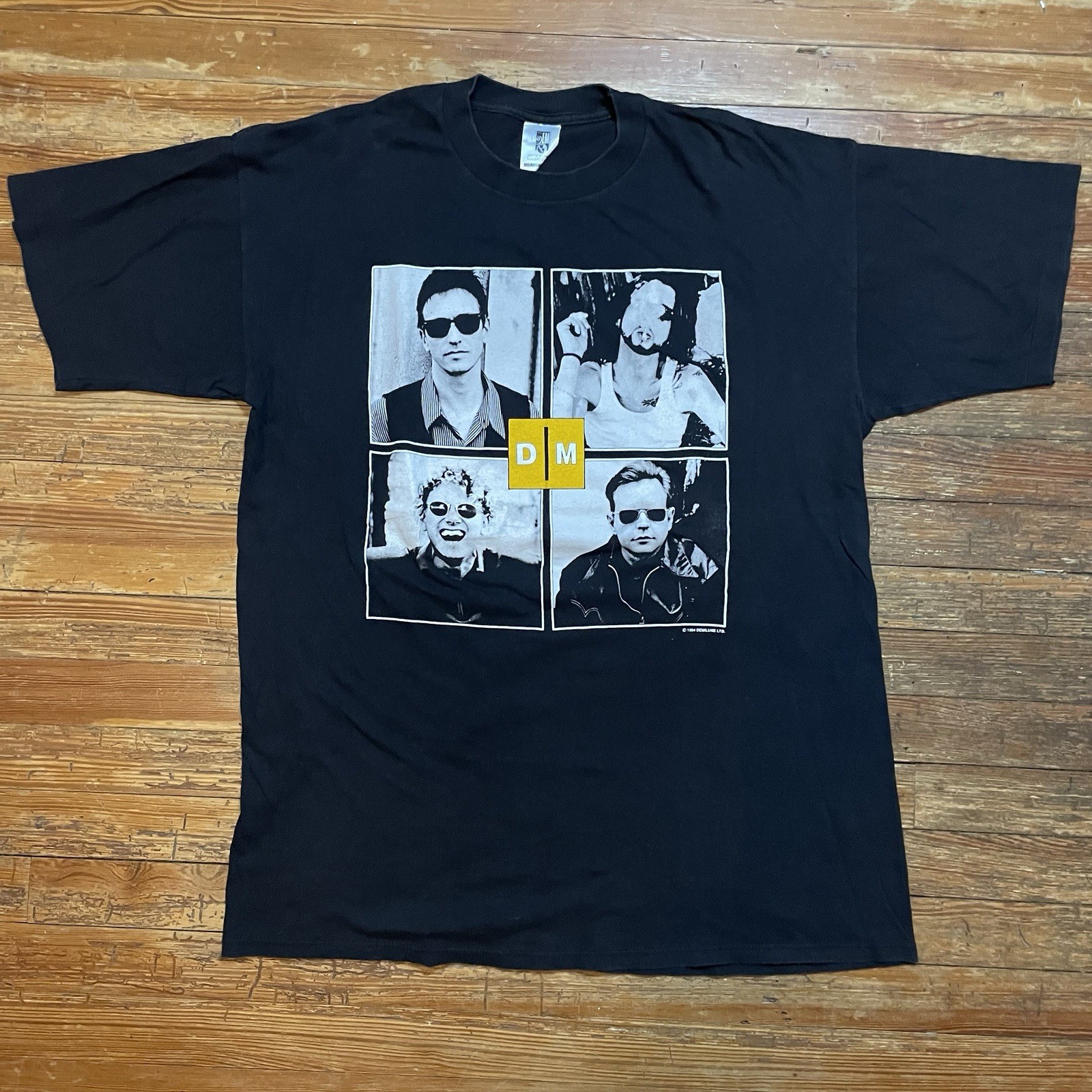 Vintage 90s Depeche Mode Shirt Size 2XL Band Tour Pop Goth Rock Industrial 1994