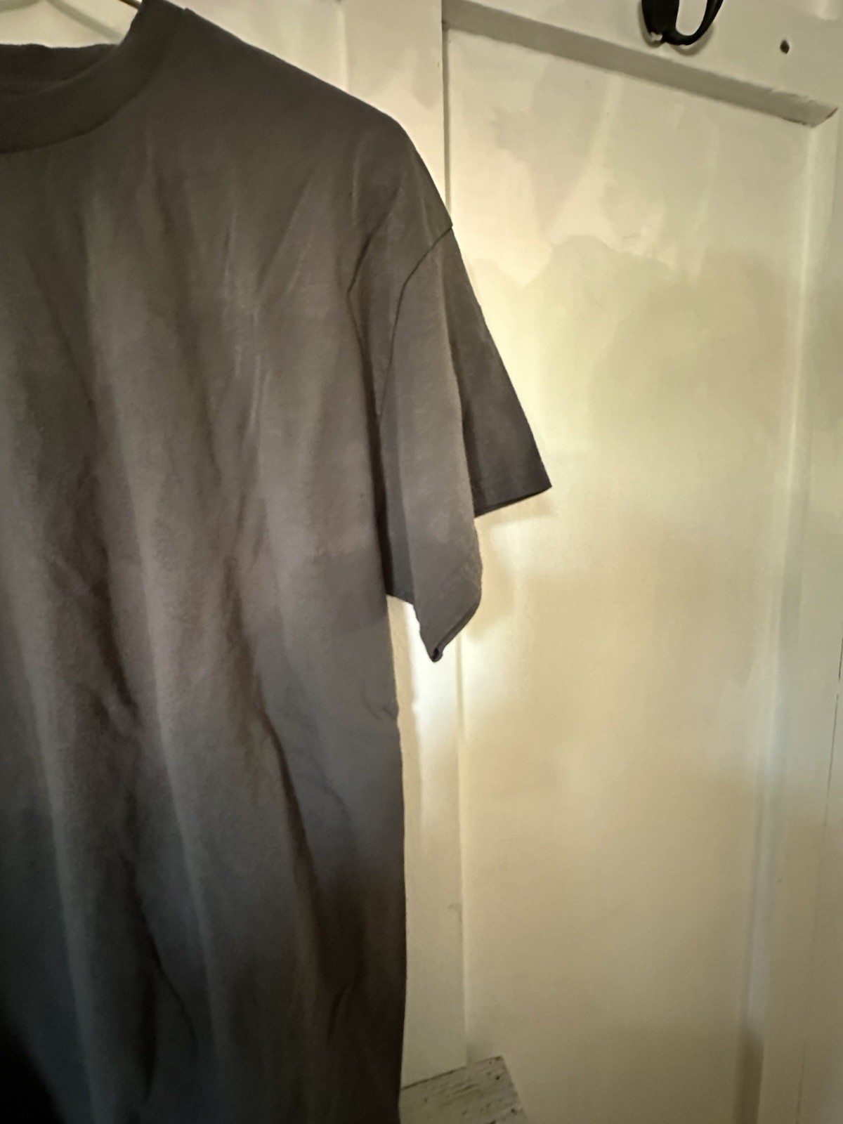 Gray Y2K Gilden Everyday T Shirt Light Wear Size Large