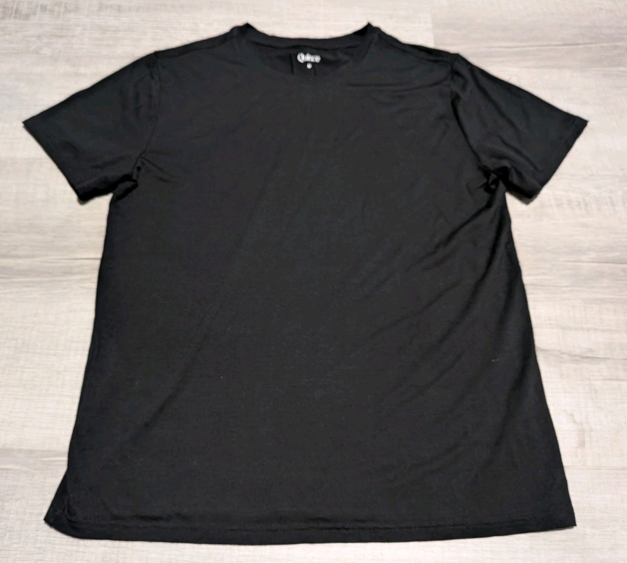 Quince Men’s Shirt 100% Merino Wool All-Season SS Base Layer Tee Sz M Black