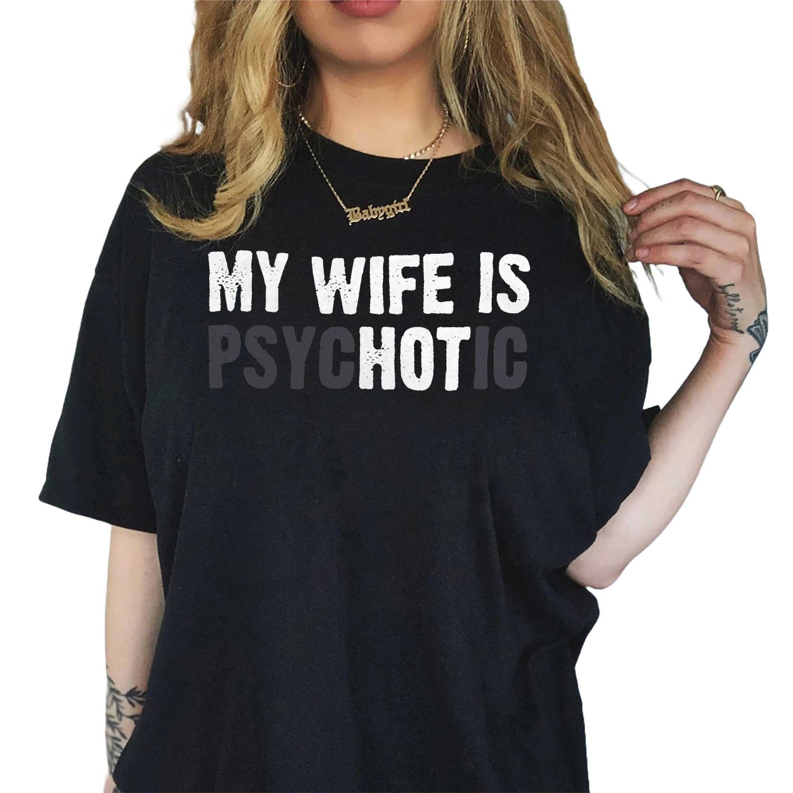 Funny Wife Quote Graphic T-Shirt, Marriage Humor Anniversary Gift Unisex Tee