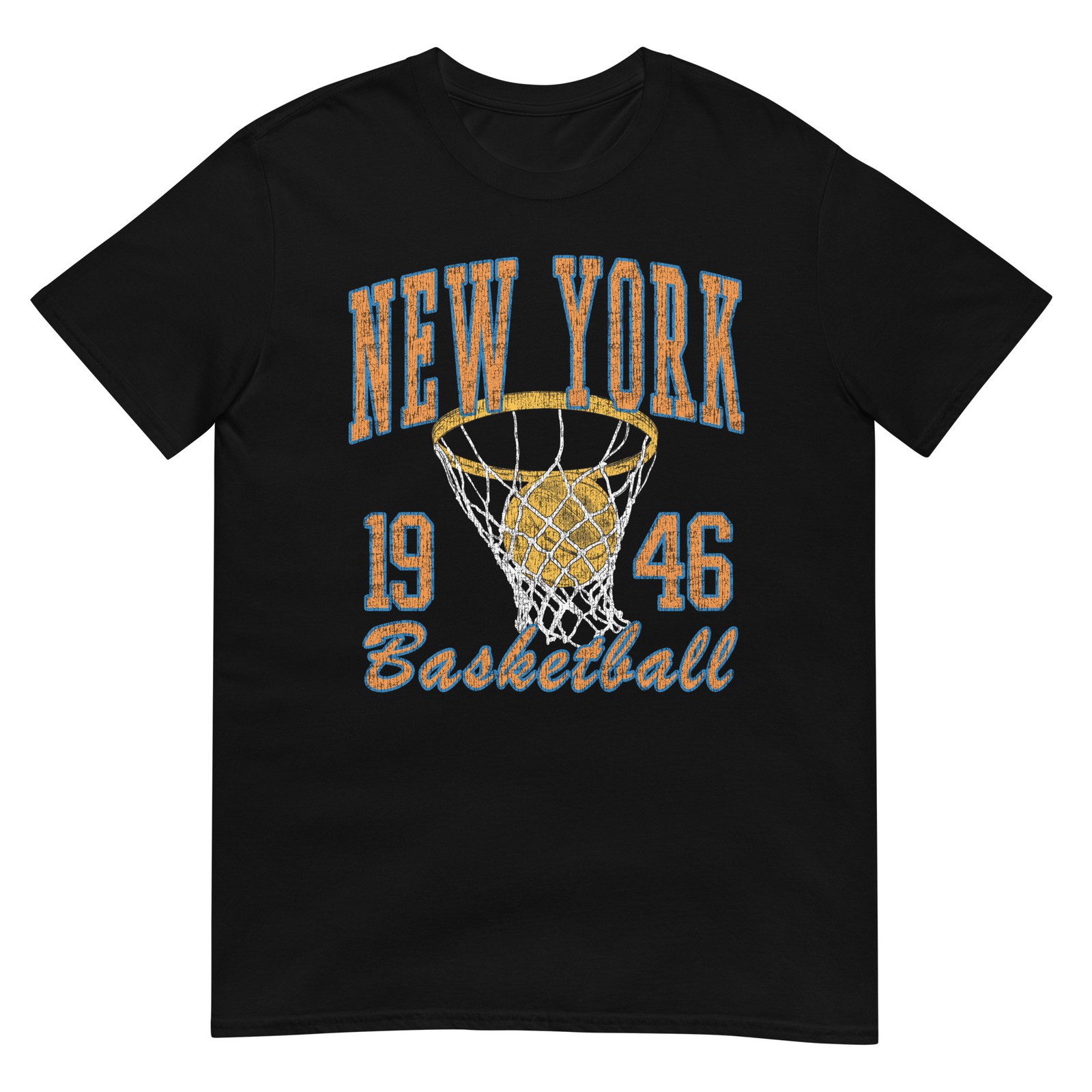 VINTAGE NEW YORK 1946 BASKETBALL SOFT T-SHIRT SHORT-SLEEVE KNICKS BRUNSON NEW