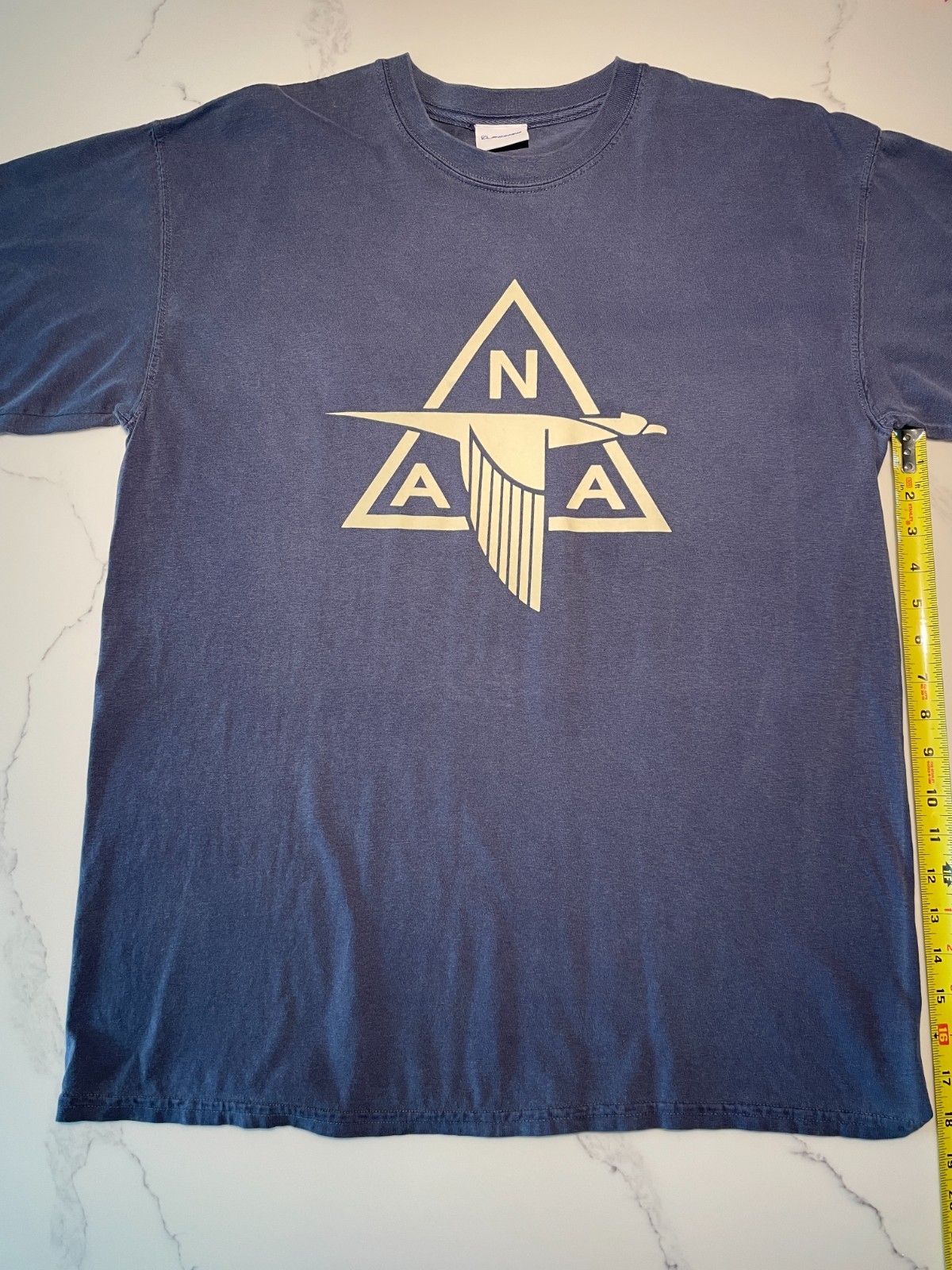 Boeing Heritage Collection North American Aviation NAA T-Shirt Men’s XL New Blue