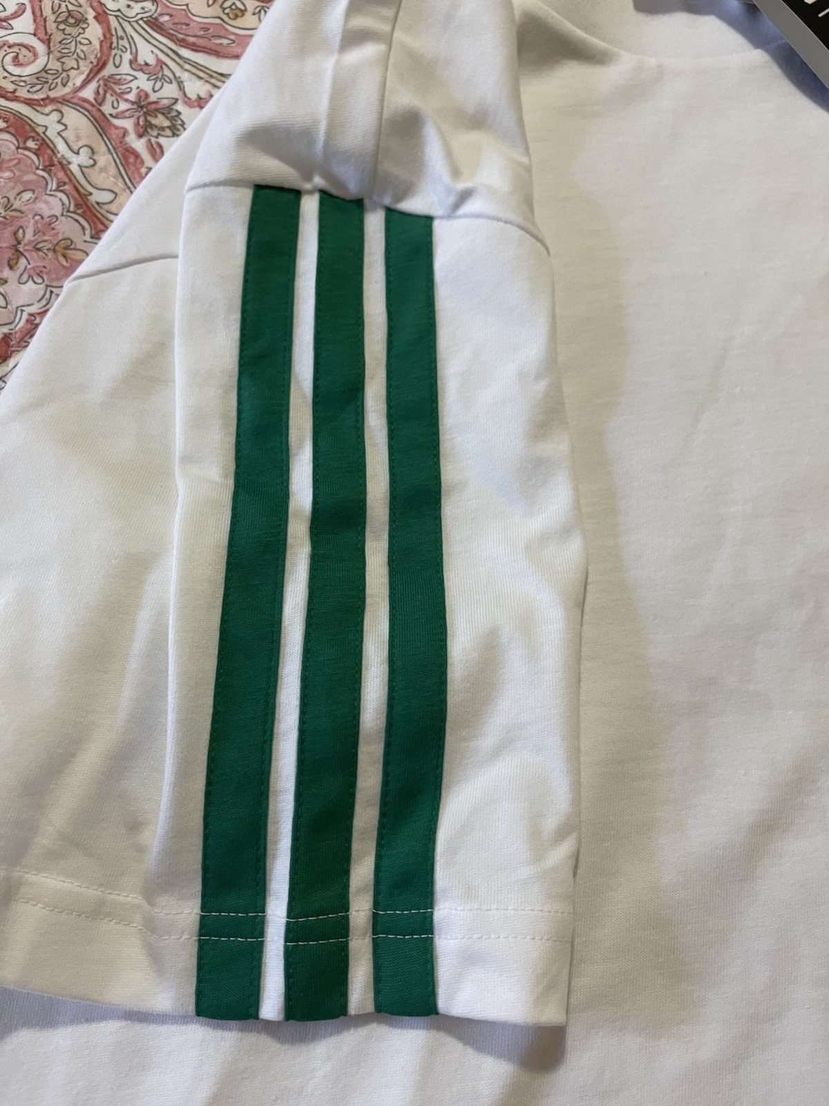 Adidas Large 2026 Mexico Soccer DNA Tee Shirt White Green JZ6471 NWT