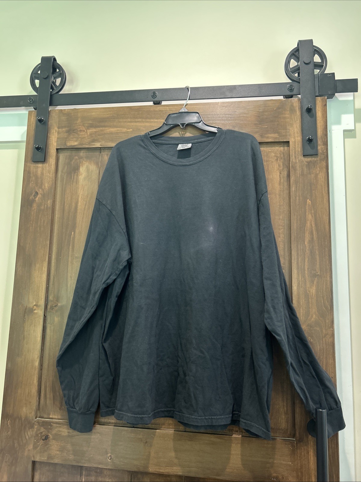 E48 NWOT Comfort Colors Black Cotton Sz 3XL Unisex Long Sleeve