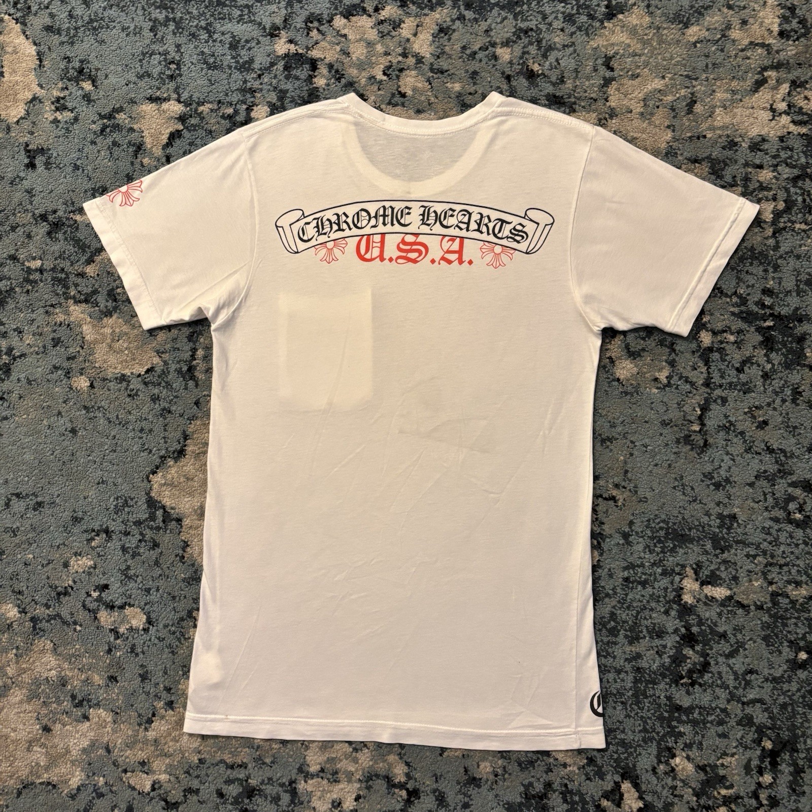 Chrome Hearts USA Scroll T Shirt Size Small Worn Lightly