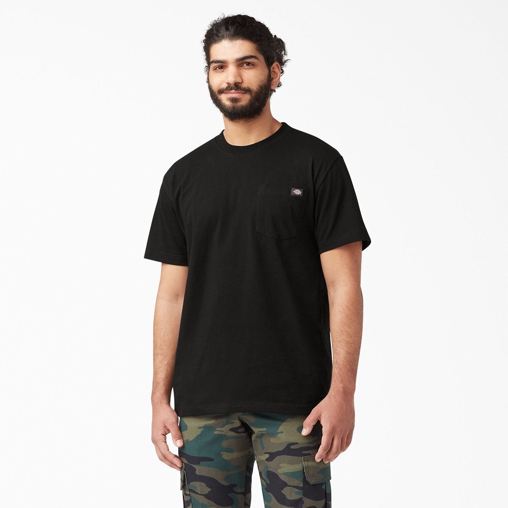 Dickies Men’s T-Shirt Short Sleeve Heavyweight Pocket Relaxed Fit T-Shirt
