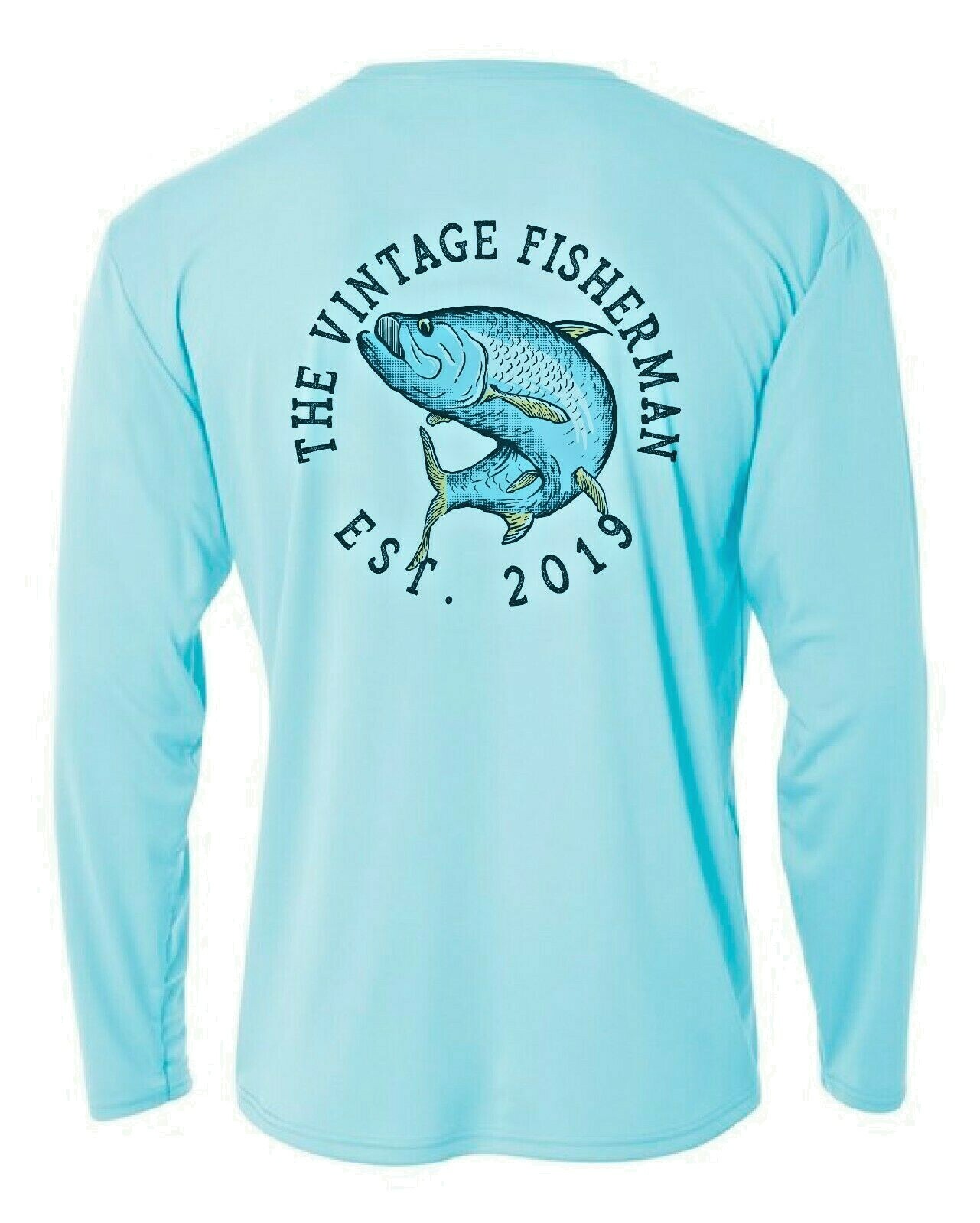 Microfiber Long Sleeve Fishing Shirt UPF 50 Sun Shirt Tarpon
