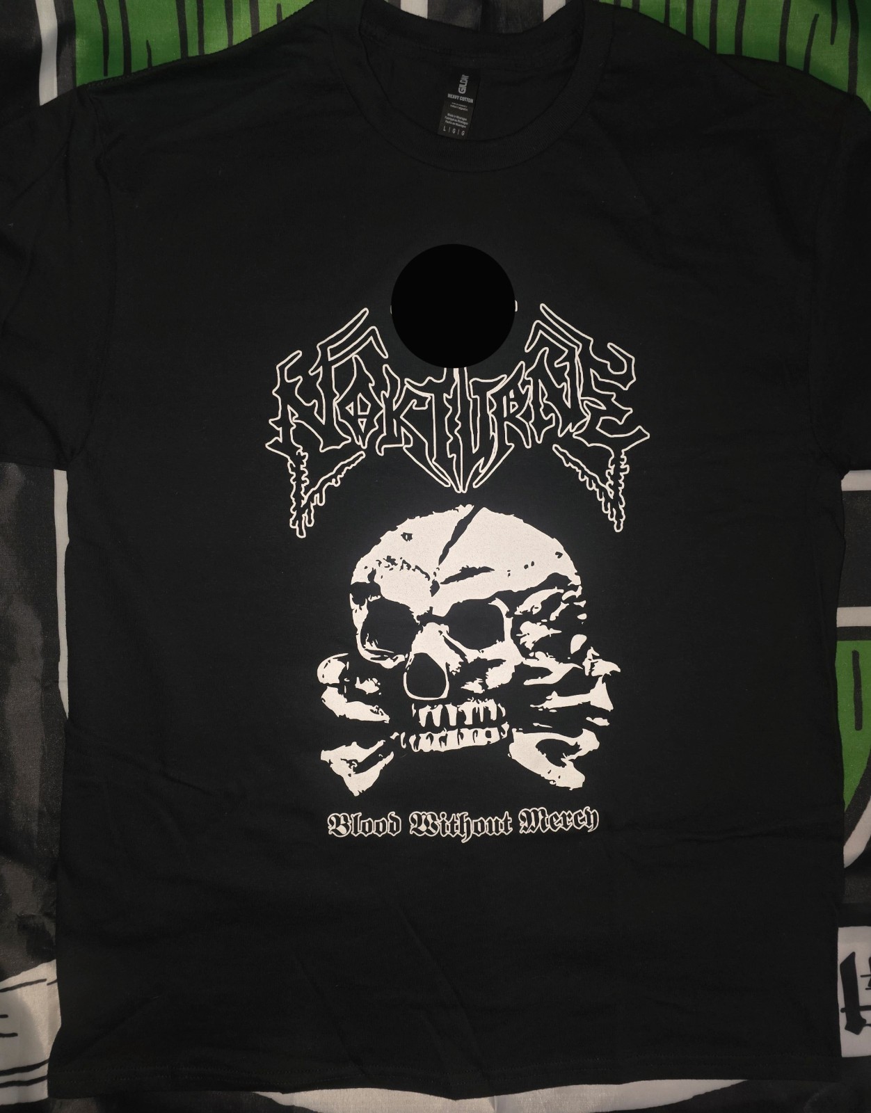 NOKTURNE Blood Without Mercy Tshirt (M, L, XL) Pantheon Infernal War VWD