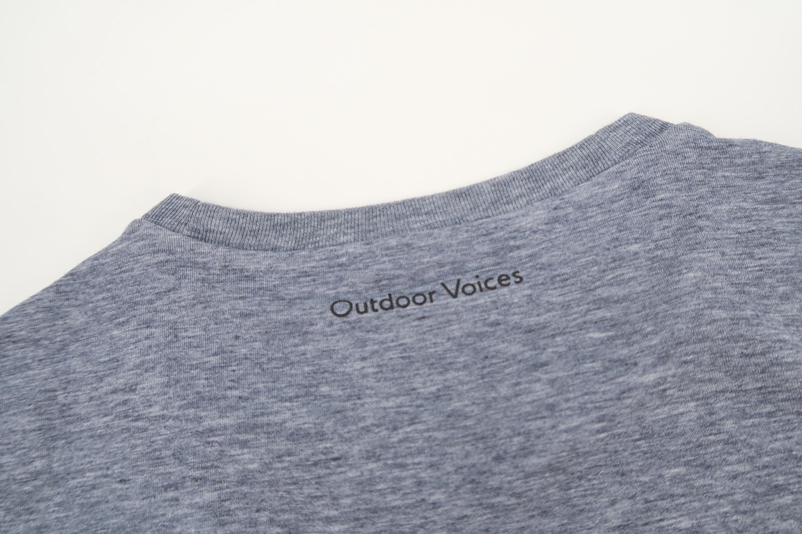 Outdoor Voices Mens Small Short Sleeve Blue Crewneck Doing Things T Shirt